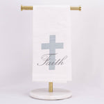 FAITH FLOUR SACK HAND TOWEL