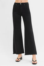 OLLIE TUMMY CONTROL HIGH RISE WIDE RISEN JEANS
