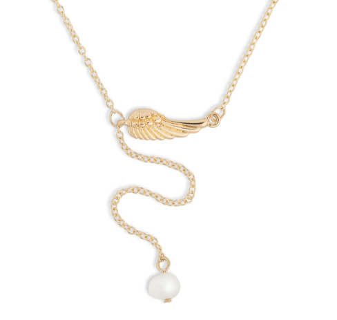 DAINTY WING NECKLACE- GOLD