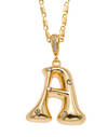 BUBBLY INITIAL NECKLACE