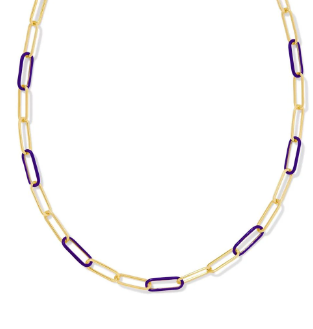 KENDRA SCOTT AINSLEY NECKLACE IN PURPLE