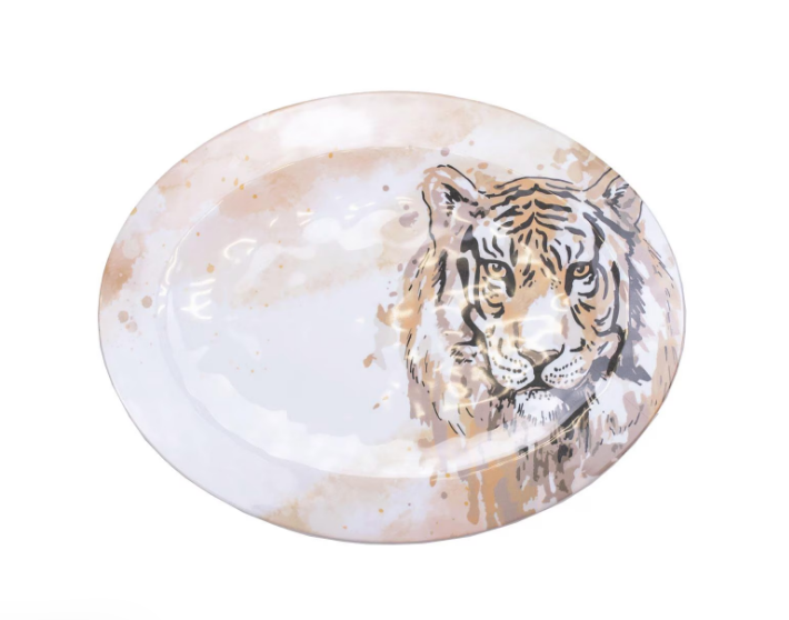 TIGER LOVE MELAMINE PLATTER