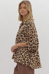 WHITNEY CHEETAH BLOUSE