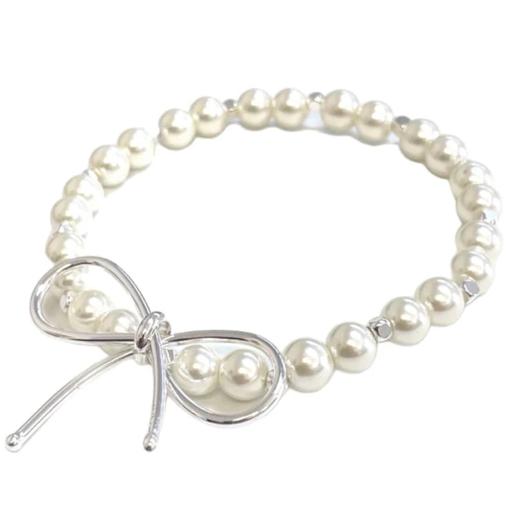 NINA PEARL BOW BRACELET