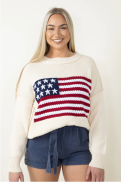 USA FLAG SWEATER