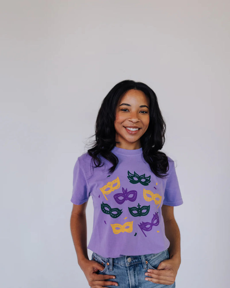 MASQUERADE MARDI GRAS TEE