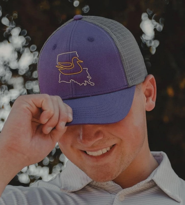 TRUCKER HAT- LOUISIANA