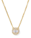 BELLA GOLD SHORT PENDANT NECKLACE
