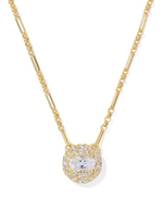 BELLA GOLD SHORT PENDANT NECKLACE