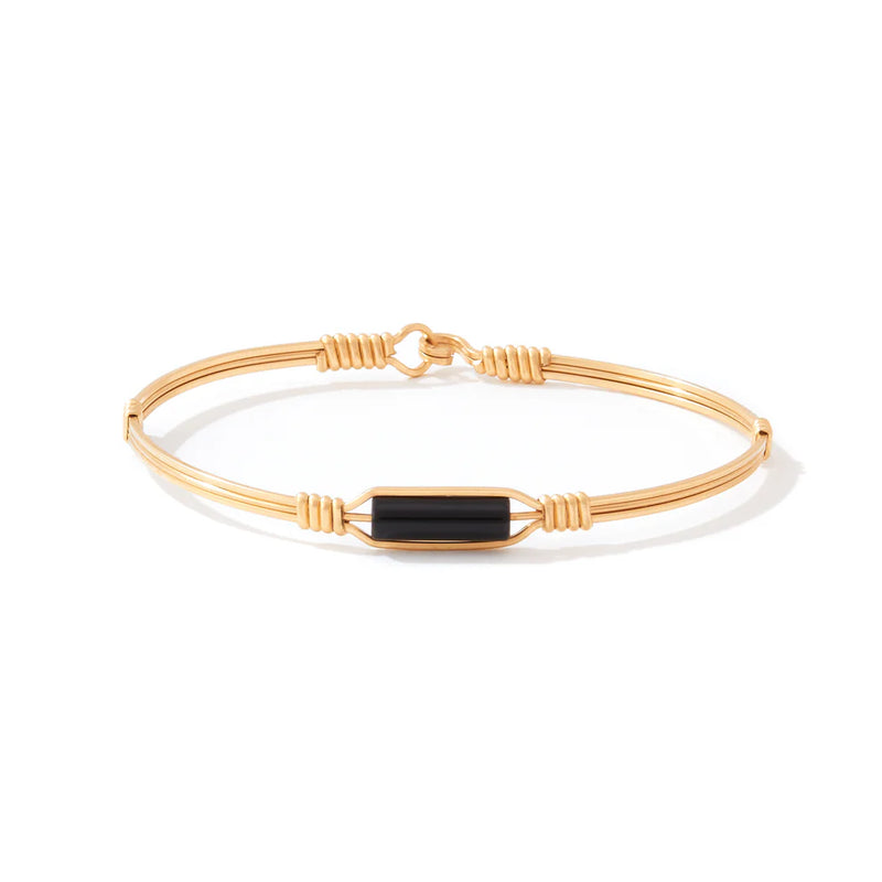 A MOMENT IN TIME BRACELET- BLACK ONYX