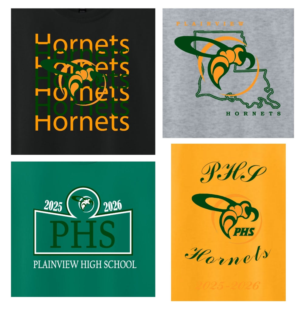 PLAINVIEW HIGH SCHOOL T-SHIRT BUNDLE (SET OF 4)