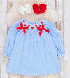 SMOCKED HEART DRESS