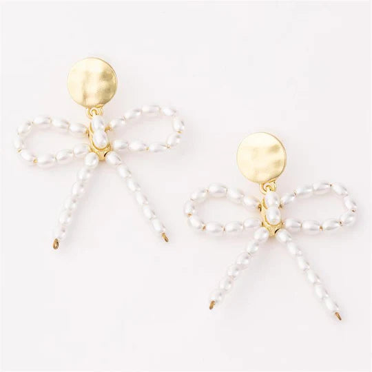 BLAIR PEARL BOW EARRINGS