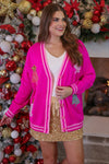 TINSEL TREE CARDIGAN