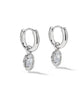 MINI ELLIE LUXE SILVER HUGGIE EARRINGS | KS
