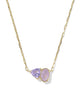 TATUM PURPLE MIX PENDANT NECKLACE | KENDRA SCOTT