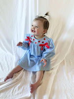 SMOCKED HEART DRESS