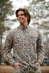 LOCAL BOY CAMO BUTTON UP LONG SLEEVE