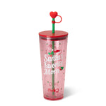 SANTA'S FAVORITE PLASTIC TUMBLER