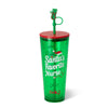 SANTA'S FAVORITE PLASTIC TUMBLER