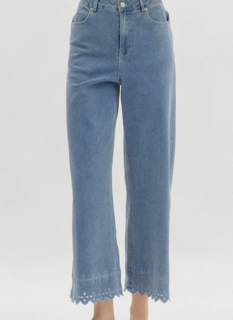 PAULA EYELET JEANS