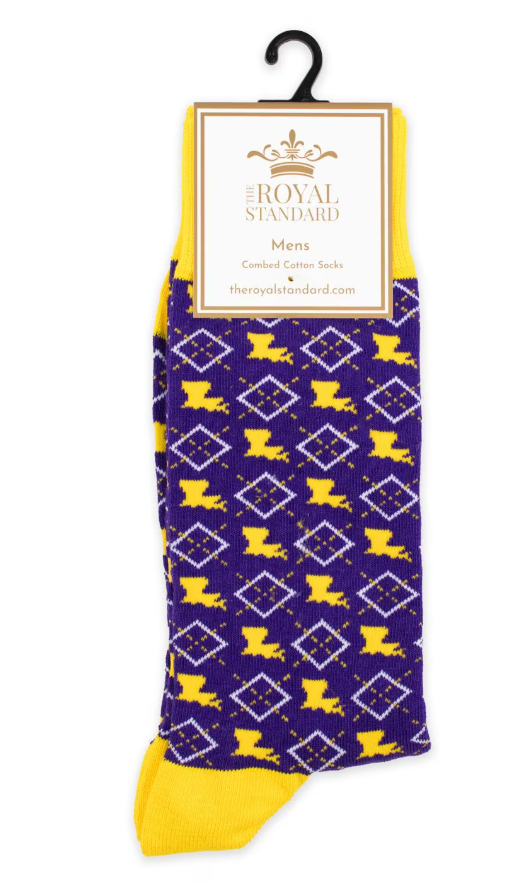 LOUISIANA MENS SOCKS