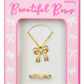 BEAUTIFUL BOW RING / NECKLACE SET