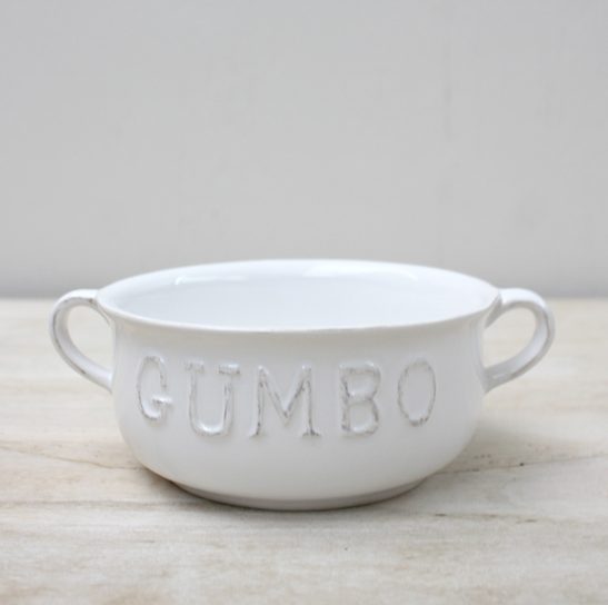 GUMBO DOUBLE HANDLE BOWL