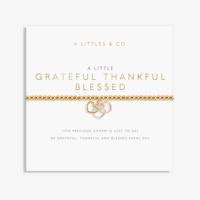 GRATEFUL THANKFUL BLESSED BRACELET