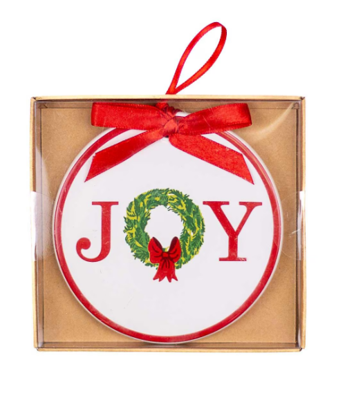 JOY CHRISTMAS ORNAMENT