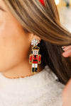 RED NUTCRACKER EARRINGS