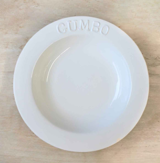 GUMBO BOWL WHITE