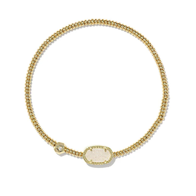 GRAYSON CRYSTAL STRETCH BRACELET IRIDESCENT DRUSY