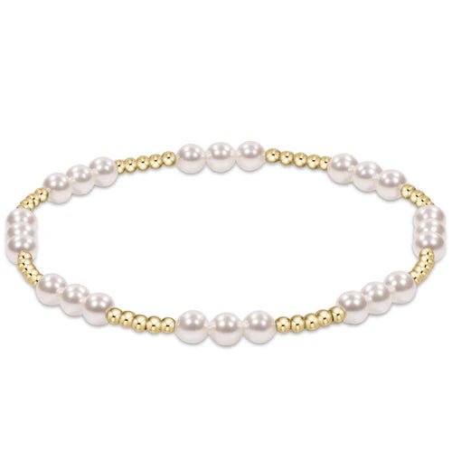 CLASSIC JOY PATTERN 4MM BEAD BRACELET