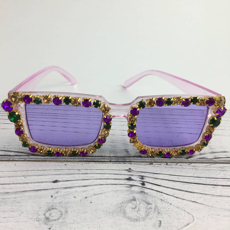 RHINESTONE MG SUNGLASSES