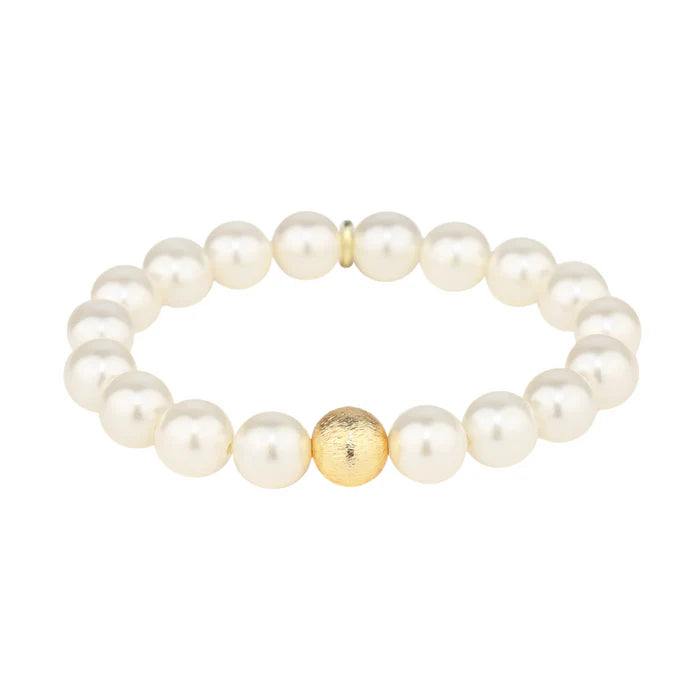 WHITE PEARL MALA BRACELET