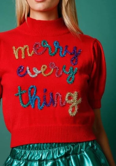 MERRY EVERYTHING SWEATER