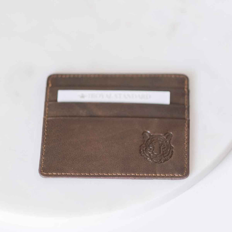 LEATHER EMBOSSED SLIM WALLET