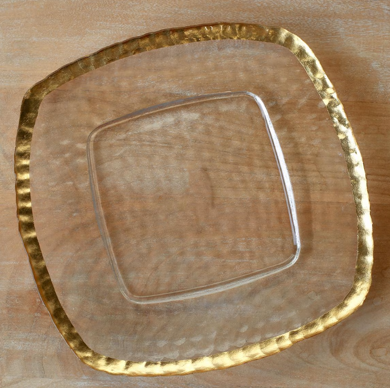 PALMER TEXTURED GLASS PLATE