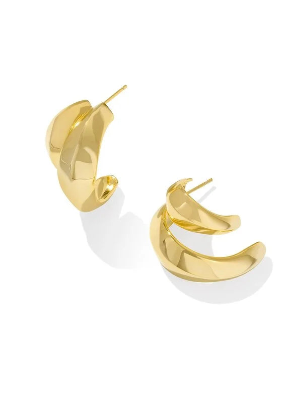 LIANA DOUBLE HOOP GOLD