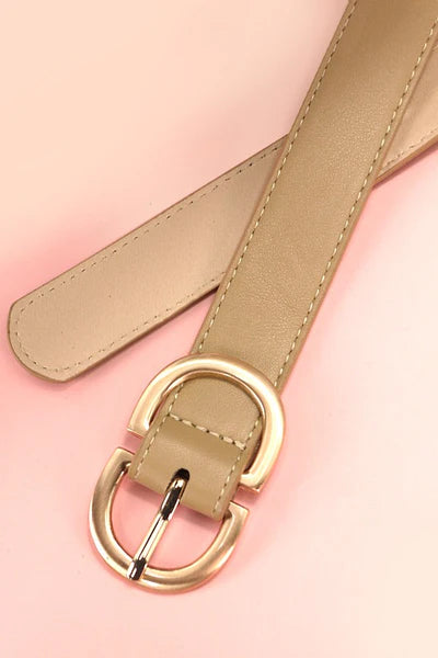 DOUBLE D BUCKLE BELT