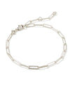 Courtney Paperclip Bracelet in Silver