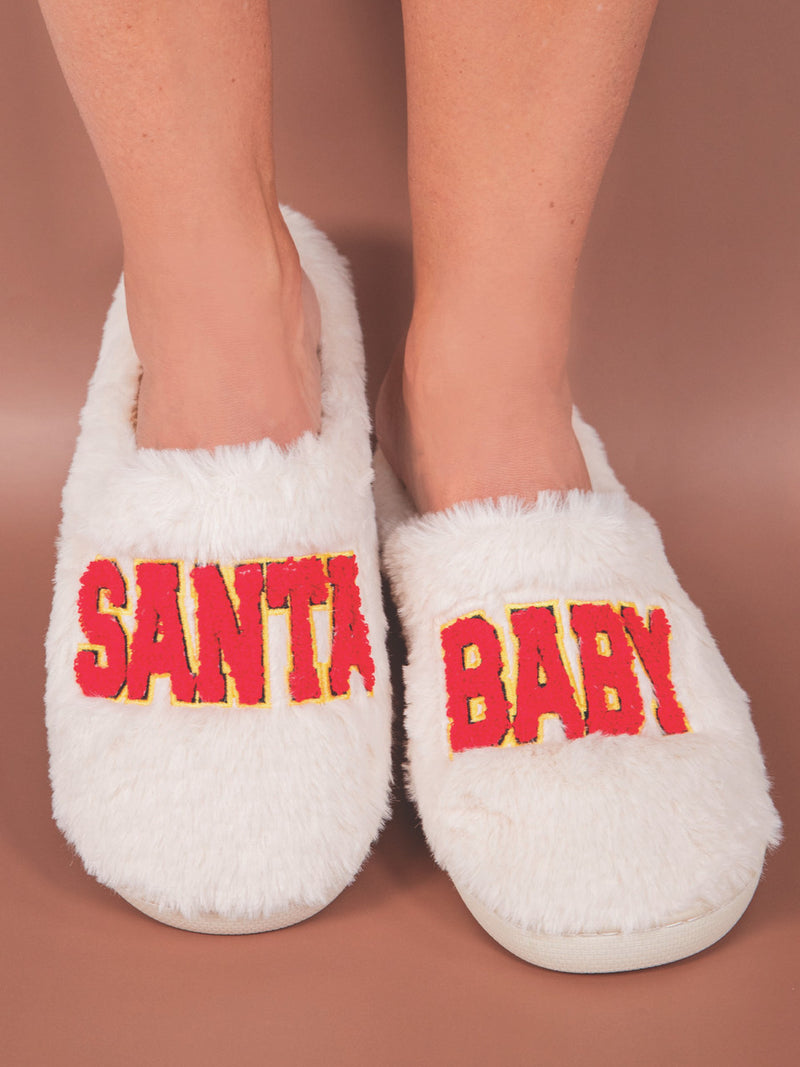 SANTA BABY SLIPPERS