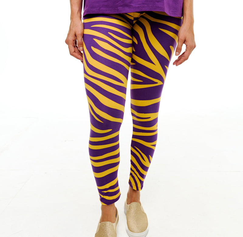 GEAUX TIGERS LEGGINGS