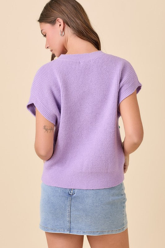 DELPHINE BOW SWEATER