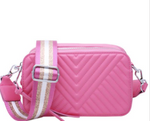 QUILTED FABRIC CROSSBODY