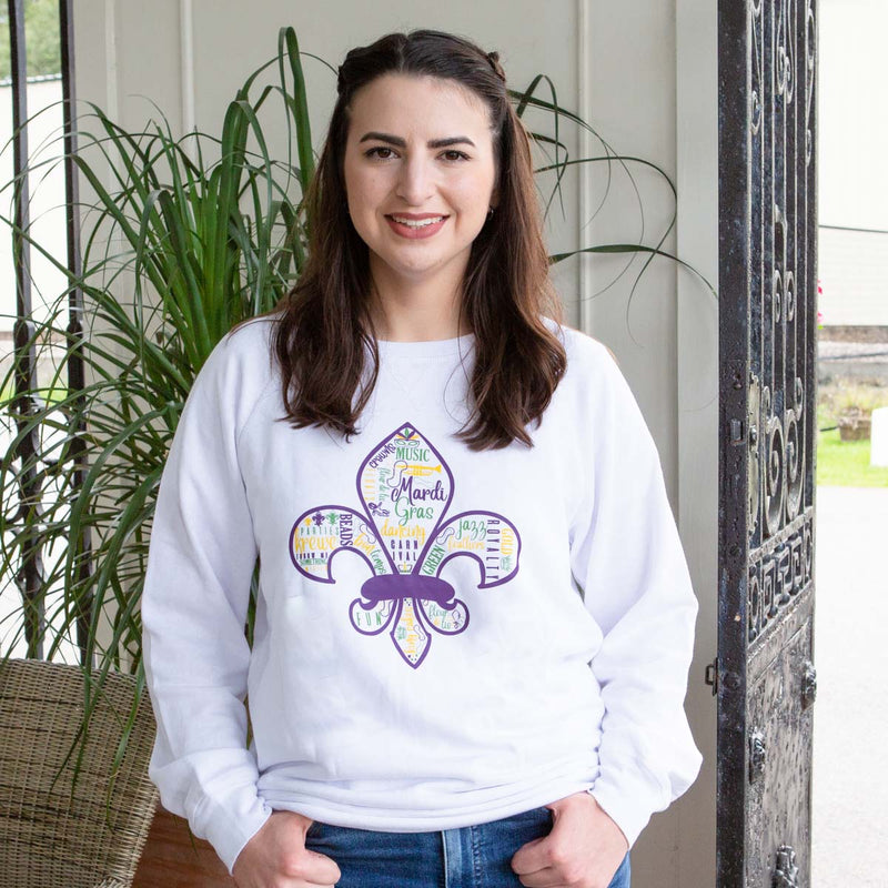 MARDI GRAS FLEUR TOP