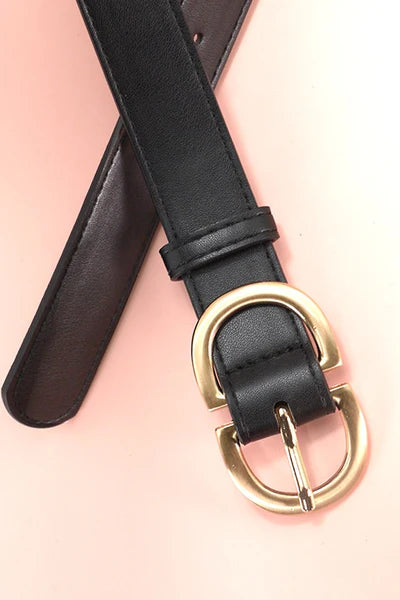DOUBLE D BUCKLE BELT