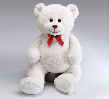 WHITE VALENTINE BEAR