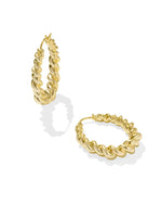 Haisley Hoop Earrings in Gold